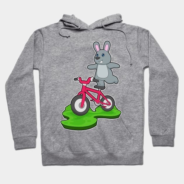 Rabbit Bicycle Hoodie by Markus Schnabel